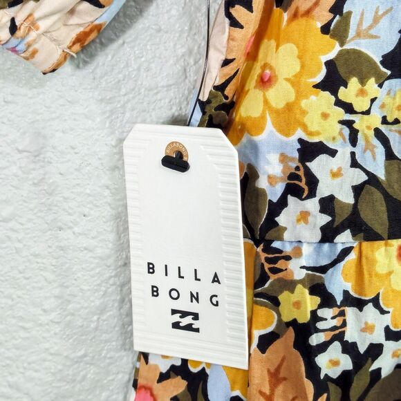 Billabong Girls’ Dress Coastal Surfer Girl Beachwear Floral Summer Style Sz L - Picture 6 of 10